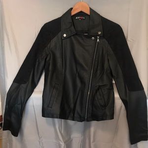 Moto Jacket - Vegan Leather & Faux Suede